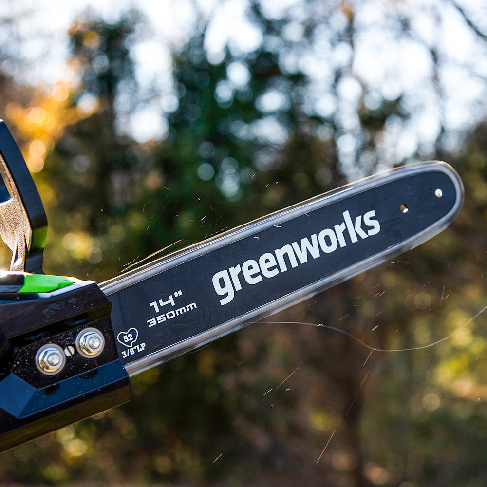 40 V motorsåg 35 cm 1,5 kW – 4 Ah-batteri