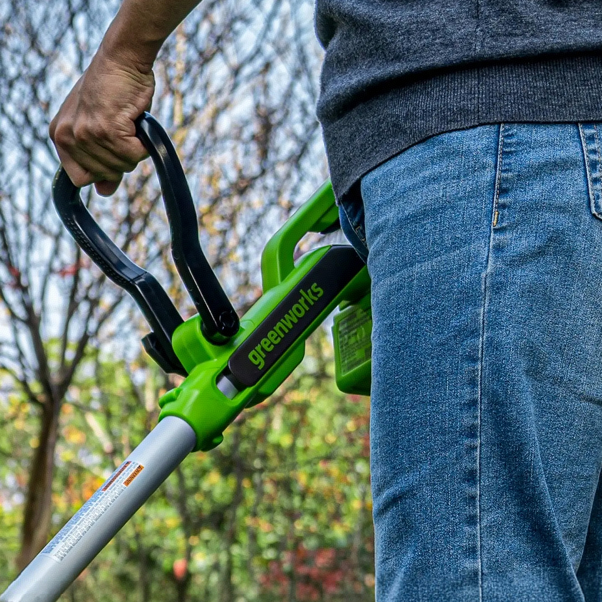 40 V grästrimmer 33 cm – endast verktyg