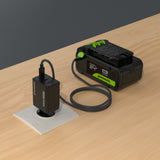 POWERALL 24 V startpaket med 4 Ah USB-C-batteri + 65 W laddare