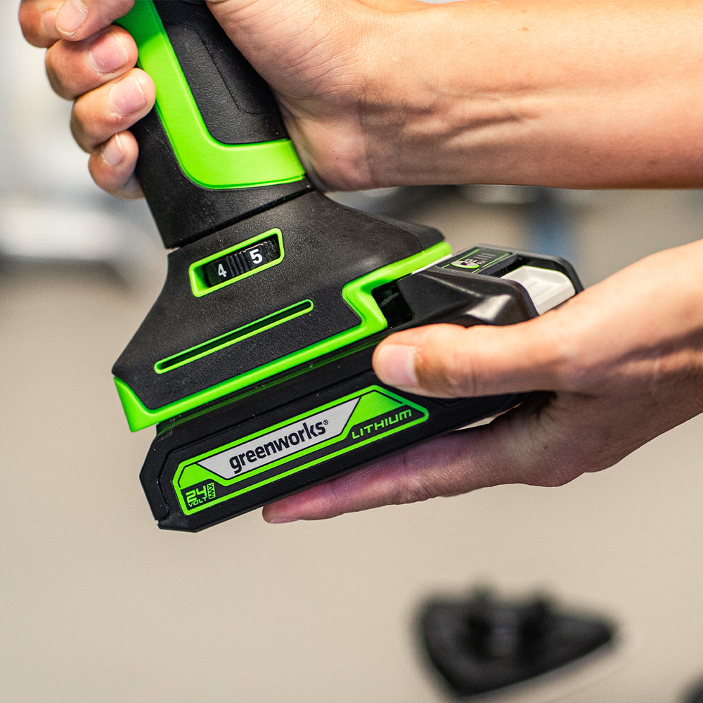 POWERALL 24V startpaket med 2 x 2Ah-batterier + dubbelladdare