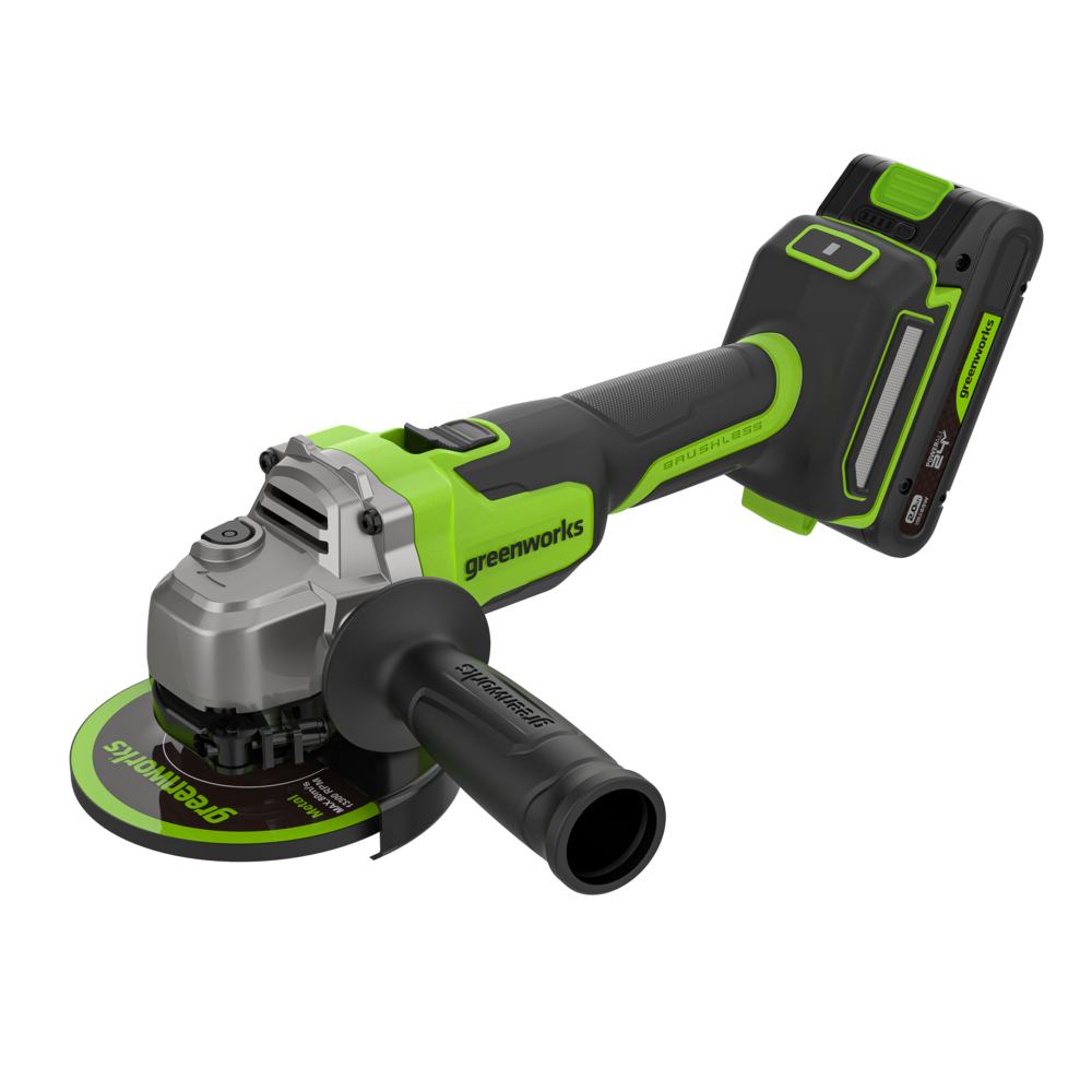 POWERALL 24 V vinkelslip – 4 Ah-batteri