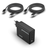 POWERALL 24 V 140W USB-C-laddare + 2x 140W USB-C-kablar