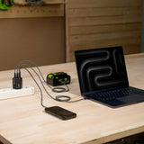 POWERALL 24 V startpaket med 2 Ah USB-C-batteri + 65 W laddare