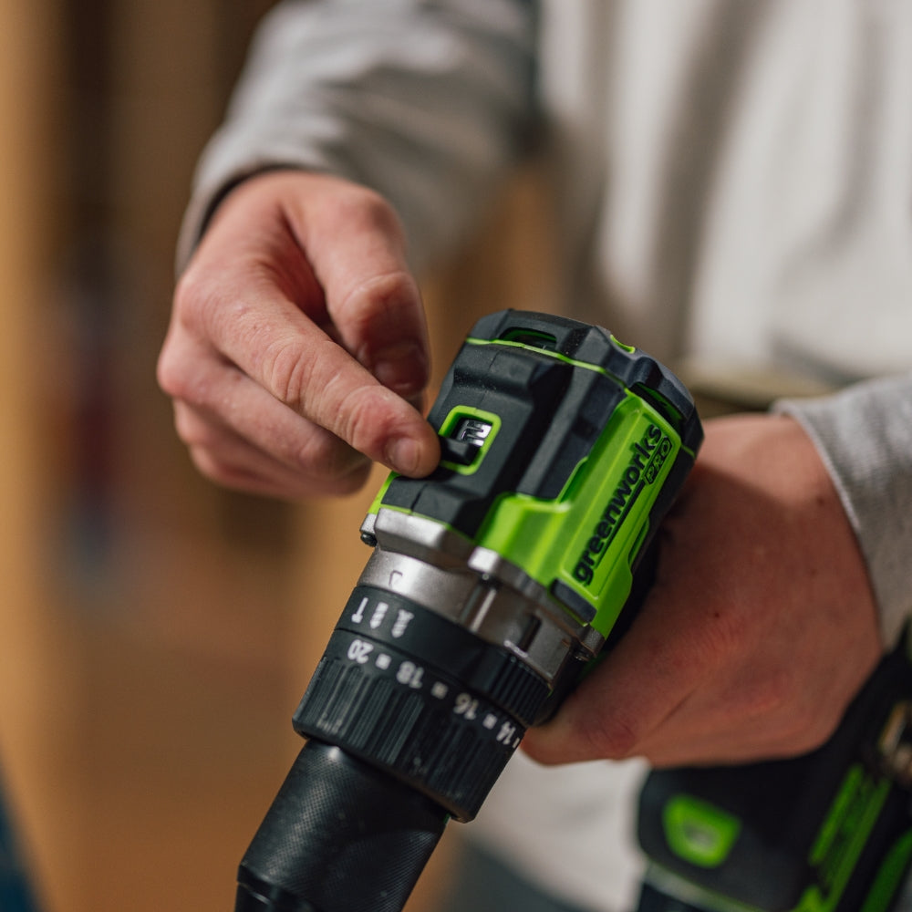 POWERALL 24 V PRO slagborrmaskin 60 Nm – 2 batterier