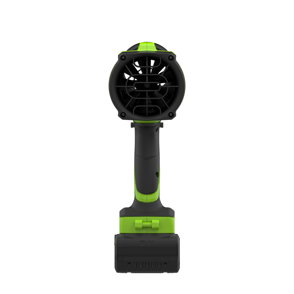 POWERALL 24 V pistolblåsare 209 km/h – 4 Ah-batteri