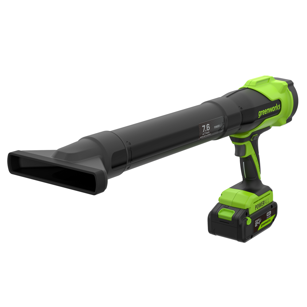 POWERALL 24 V pistolblåsare 209 km/h – 4 Ah-batteri