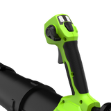 POWERALL 48 V (24 V x 2) ryggburen lövblås 297 km/h – 2 x 8 Ah-batteri
