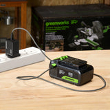 POWERALL 24 V borrskruvdragare + cirkelsåg, set – 2x 2 Ah-batterier