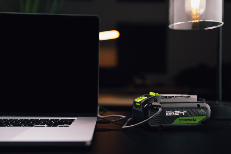 POWERALL 24 V 2 × högeffekts-USB-C-batterier 4 Ah