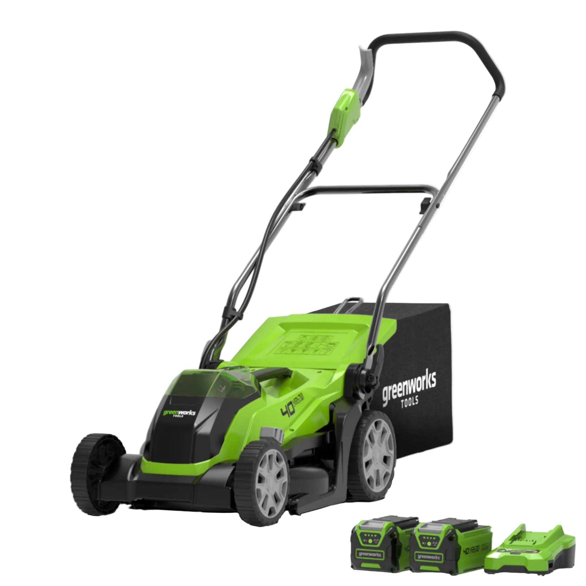 40 V gräsklippare 35 cm – 2 x 2 Ah batteri