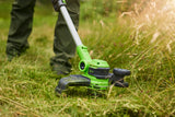 POWERALL 24 V grästrimmer 33 cm – 4 Ah-batteri