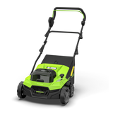 POWERALL 48 V (24 V × 2) mossrivare/vertikalskärare 2-i-1 38 cm – endast verktyg