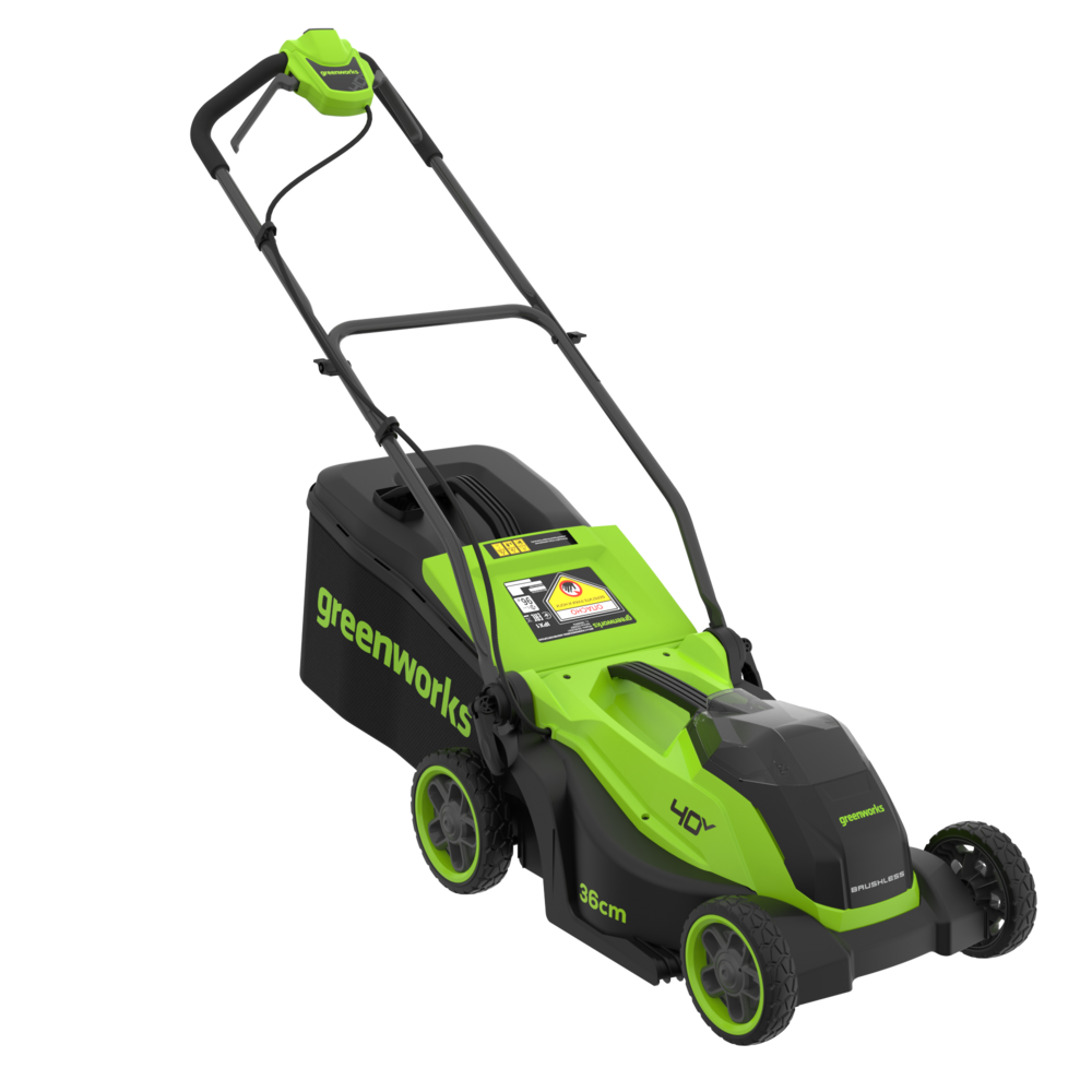 40 V gräsklippare 36 cm, gen. II – 4 Ah-batteri