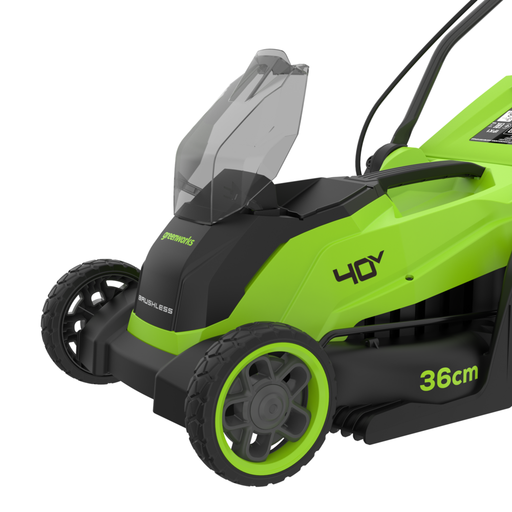 40 V gräsklippare 36 cm, gen. II – 4 Ah-batteri