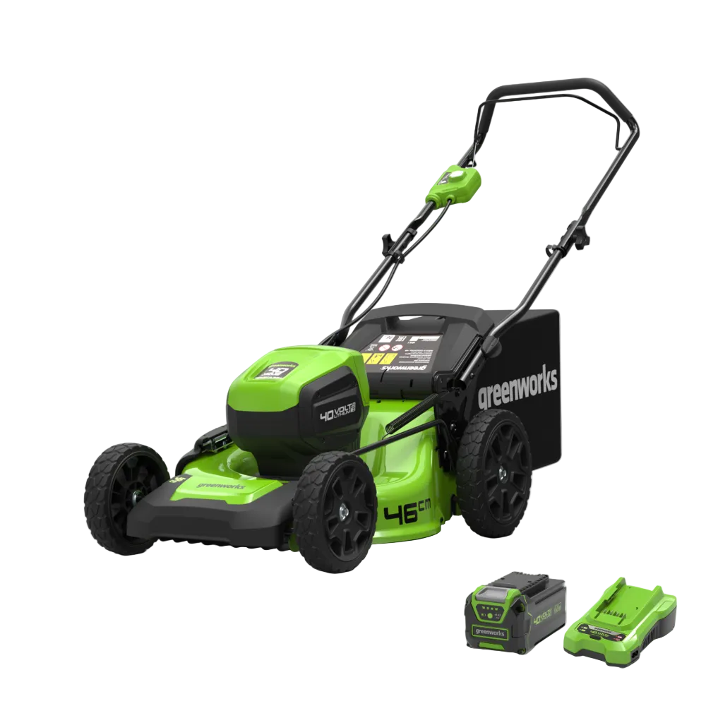 40 V-gräsklippare 46 cm – 4 Ah-batteri