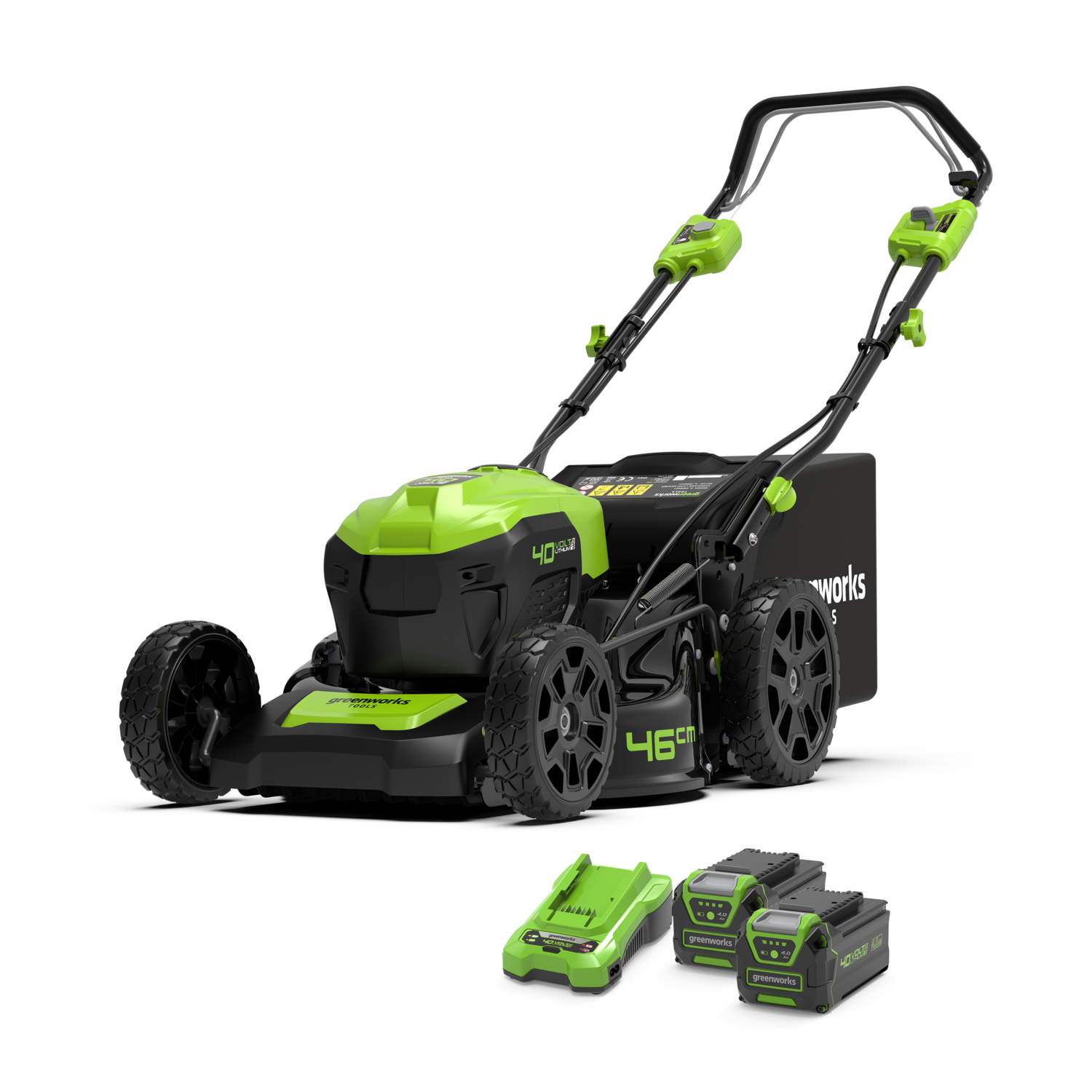 40 V gräsklippare 46 cm SP – 2 x 4 Ah-batteri