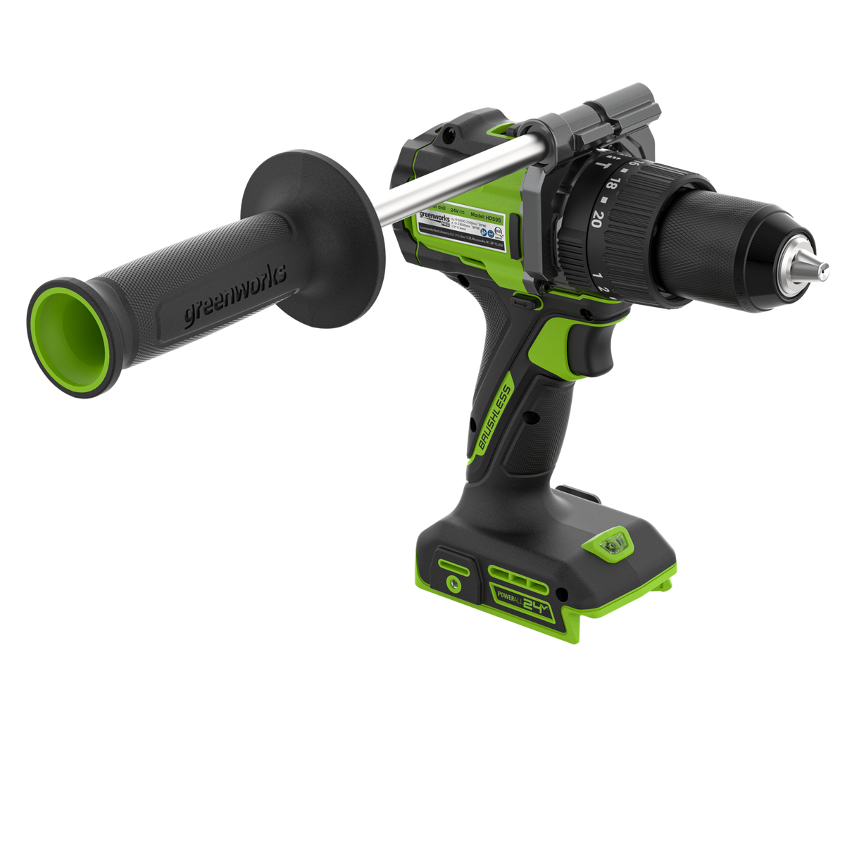 POWERALL 24V PRO slagborrmaskin 95Nm - endast verktyg