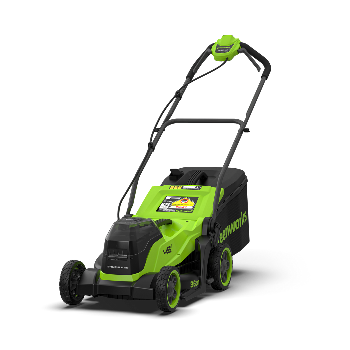 POWERALL 48 V (24 V x 2) gräsklippare 36 cm – endast verktyg