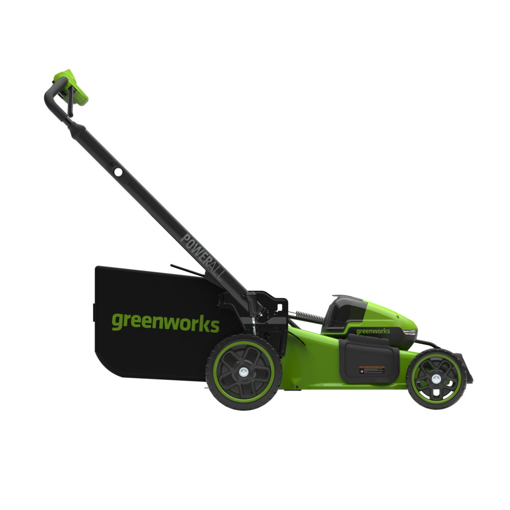 POWERALL 48 V (24 V x 2) gräsklippare 51 cm, självgående – 2 × 6 Ah-batteri