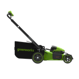POWERALL 48 V (24 V x 2) gräsklippare 51 cm, självgående – 2 × 6 Ah-batteri