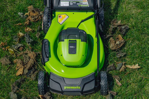 POWERALL 48 V (24 V x 2) gräsklippare 46 cm SP Gen. II – 2 x 4 Ah batteri