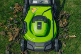 POWERALL 48 V (24 V x 2) gräsklippare 46 cm SP Gen. II – 2 x 4 Ah batteri
