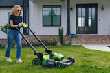 40 V gräsklippare 46 cm, självgående, gen. II – 2 × 4 Ah-batteri
