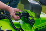 POWERALL 48 V (24 V x 2) gräsklippare 46 cm SP Gen. II – 2 x 4 Ah batteri