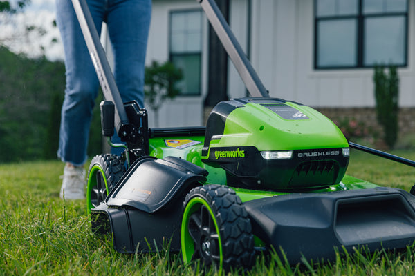 POWERALL 48 V (24 V x 2) gräsklippare 46 cm SP Gen. II – 2 x 4 Ah batteri