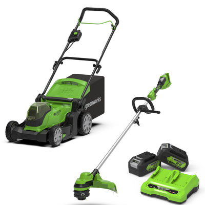 24V+24V Kombo-set Gräsklippare 41cm + Grästrimmer 33cm