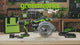 POWERALL 24 V borrskruvdragare + cirkelsåg, set – 2x 2 Ah-batterier